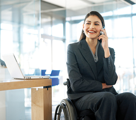 <p>
</p>

<p>
Menschen mit chronischer Krankheit oder Behinderung können ein befriedigendes Arbeitsleben führen
</p> - ©  George Doyle/Thinkstock

