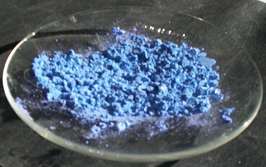 Beispiel für eine Cobalt-Verbindung: Cobalt(II)-chlorid (wasserfrei)