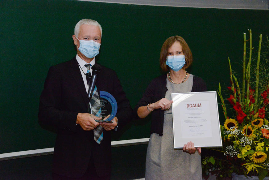 Preisträgerin des Innovationspreises der DGAUM war in diesem Jahr Frau Dr. med. Uta Ochmann (LMU München)
