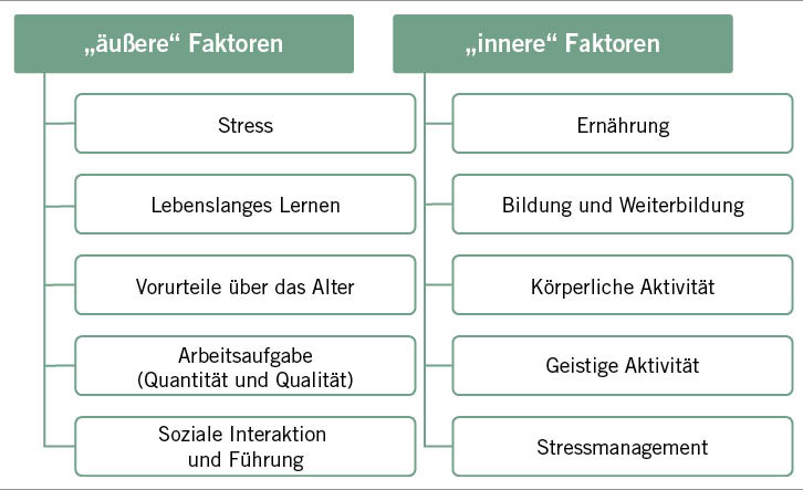 Abb. 2: Einflussfaktoren auf die mentale Fitness