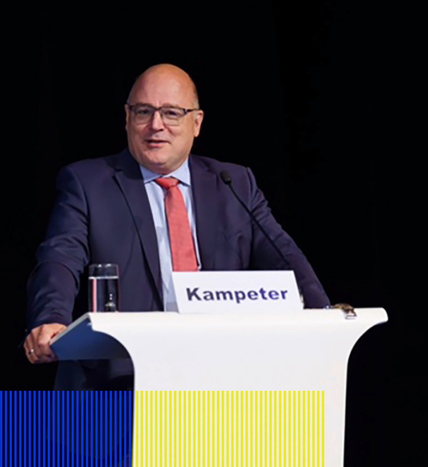 BDA-Hauptgeschäftsführer Steffen Kampeter hielt den Eröffnungsvortrag auf dem DBK 2021