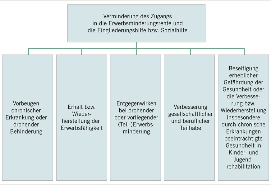 Abb. 1: Förderziele des Bundesprogramms rehapro