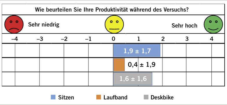 Abb. 4:  Beurteilung der wahrgenommenen Produktivität