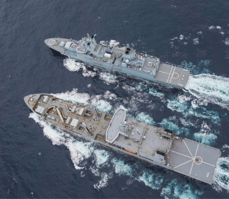 Seeversorgungsmanöver – Replenishment At Sea