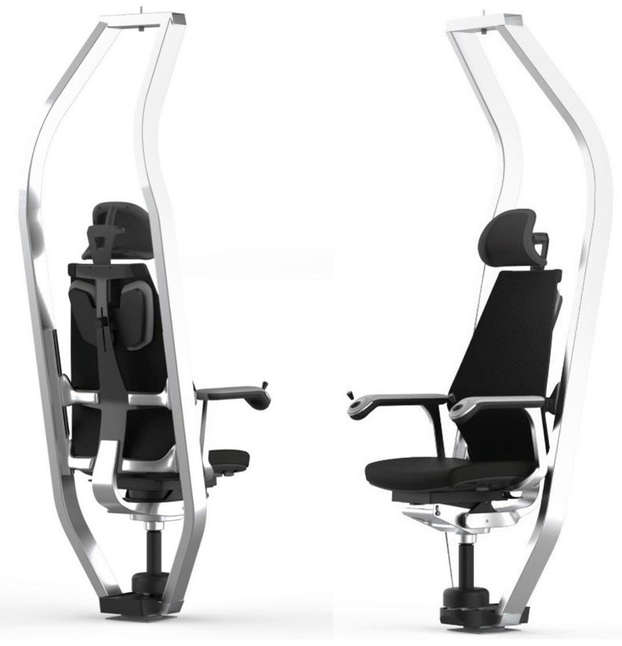 Abb. 2:  Rotations-Sitzsystem des UCCON