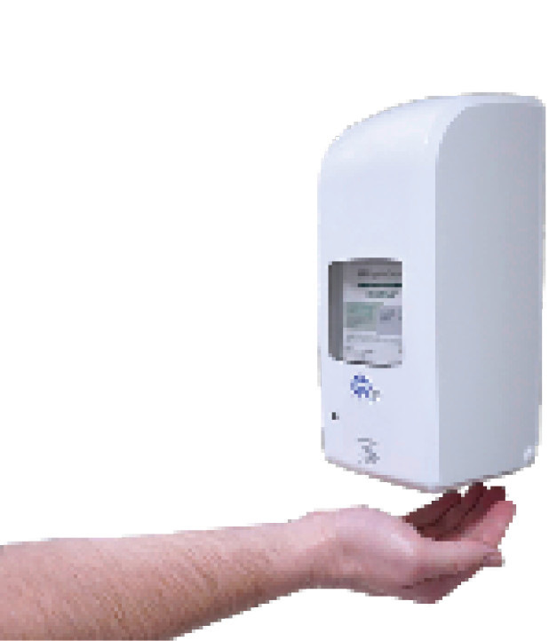 „Der berührungslose Spender Variomat Pro Touchless ist jetzt auch als ,spritz­wassergeschützt‘ zertifiziert. Der Spender ist somit auch unter bestimmten Bedingungen für den Außen­bereich und Duschen geeignet.“