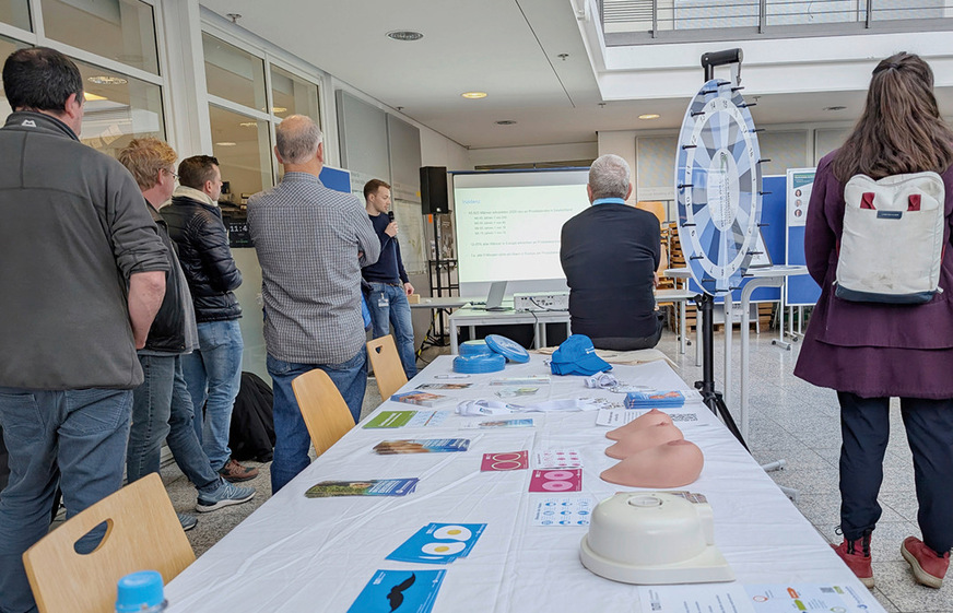 Abb. 2:  Aktionstag Brust- und Prostatakrebsprävention