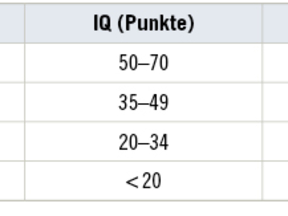 Ab Welchem Iq Geistige Behinderung