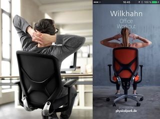 <p>Neue Sitzkonzepte wie etwa die Free-to-move-Stühle für dreidimensional-dynamisches Sitzen integrieren natürliche und vielfältige Haltungswechsel in die Bildschirmarbeit. Mit der entsprechenden App Office Workout wird darüber hinaus zu bewussten Bewegungspausen am Schreibtisch animiert.</p> - © Wilkhahn