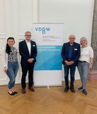 Von links nach rechts: Michaela Stober, Dr. Michael Drees, Dr. Michael Sehling, Kerstin Fiedler