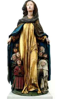 
 Abb. 2: 
 Ravensburger Schutzmantelmadonna (1480) (© Wikipedia)
