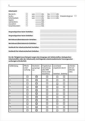 <p>
Zweite Seite des Formulars einer Arbeitsschutzvereinbarung für Zeitarbeitsbeschäftigte [1]
</p>