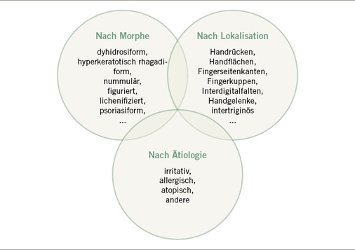
 Abb. 2: 
 Klassifikation von Handekzemen
