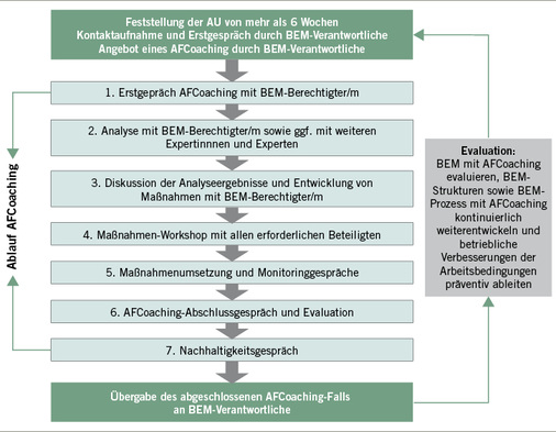 
 Abb. 2: 
 Das AFCoaching auf individueller Ebene (Giesert et al. 2013)
