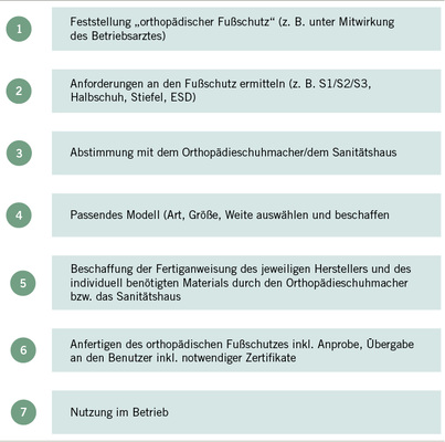 <p>
<span class="GVSpitzmarke"> Abb. 2: </span>
 Vorgehensweise „Lose Einlagen in Sicherheits-, Schutz- oder Berufsschuhen“
</p>