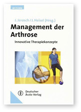 <p>
Jörg Jerosch und Jürgen Heisel (Hrsg.)
</p>

<p>
Management der Arthrose – Innovative Therapiekonzepte
</p>

<p>
307 Seiten, 206 Abbildungen, 47 Tabellen, Deutscher Ärzte-Verlag, Köln, 2010.
</p>

<p>
ISBN 978-3-7691-0599-5
</p>

<p>
€ 29,99
</p>