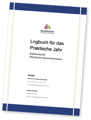 
 Abb. 2: 
 Logbuch des Gesundheitsamtes (Quelle: Kathrin Pientka und Carmen Benfer, Gesundheitsamt Frankfurt am Main)
