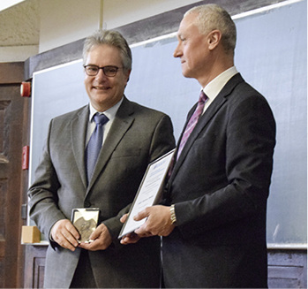 
Verleihung der Joseph-Rutenfranz-Medaille 2017 an Prof. Dr. med. Dirk-Matthias Rose
