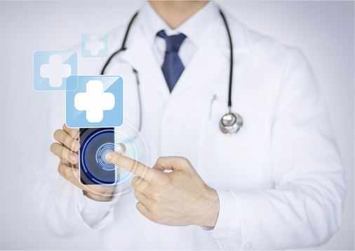 <p>
Angehende Mediziner sollten dien Umgang mit medizinischen Apps beherrschen und deren Einsatzmöglichkeiten auf Patienten-, Arzt- und Forschungsebene erläutern können
</p>

<p>
</p> - © Foto:  dolgachov / Thinkstock

