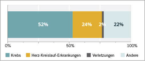 <p>
<span class="GVSpitzmarke"> Abb. 6: </span>
 Ursachen der berufsbedingten Todesfälle in Prozent für EU28
</p>

<p class="GVBildunterschriftEnglisch">
</p>