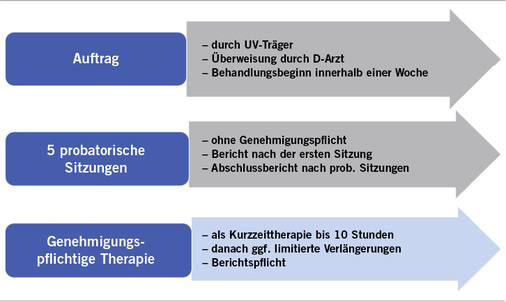 
 Abb. 3: 
 Ablauf des Psychotherapeutenverfahrens
