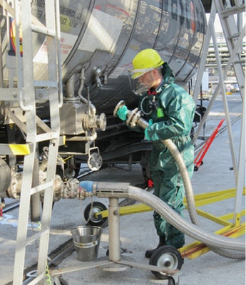 



 Abb. 1: 
 Beispiel einer Kesselwagenentleerung
