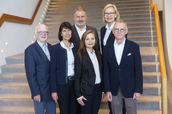 v.l.n.r.: Dr. Heinz-Joh. Bicker, Dr. Vera Stich-Kreitner, Dr. Uwe Gerecke, Susanne Liebe, Dr. Anette Wahl-Wachendorf, Dr. Wolfgang Panter
