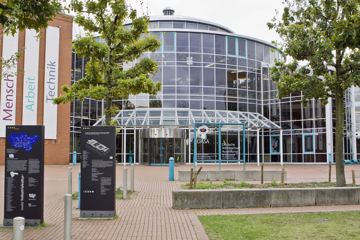 Die DASA-Rotunde in Dortmund - © Foto: DASA
 Die DASA-Rotunde in Dortmund