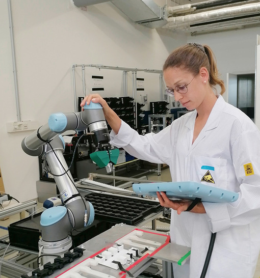 Abb. 1:   Zusammenarbeit mit einem Cobot