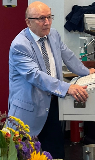 Prof. Dr. Klaus Scheuch bei seiner Dankesrede