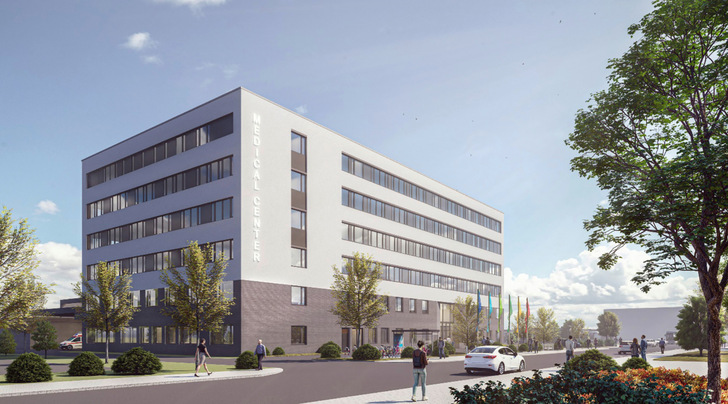Mit dem Medical Center geht die BASF neue Wege für die Mitarbeitenden und Nachbarn - © Bild: BASF | ash sander hofrichter architekten
