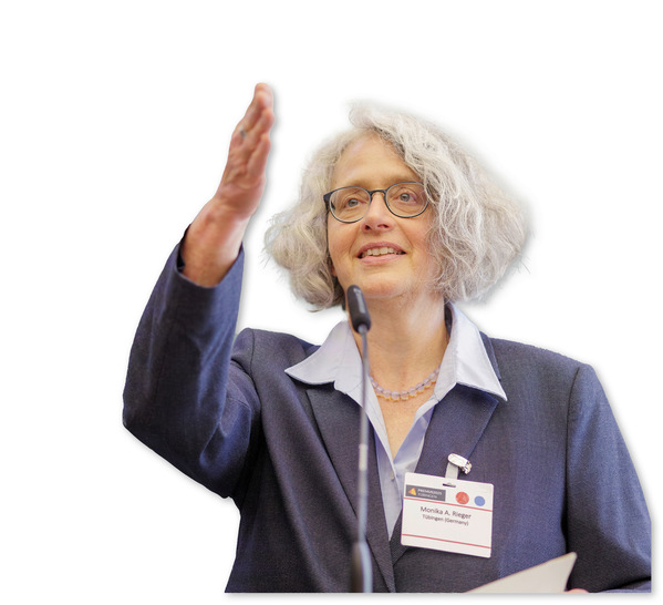 Frau Prof. Dr. med. Monika A. Rieger auf dem Jubiläumssymposium des Instituts