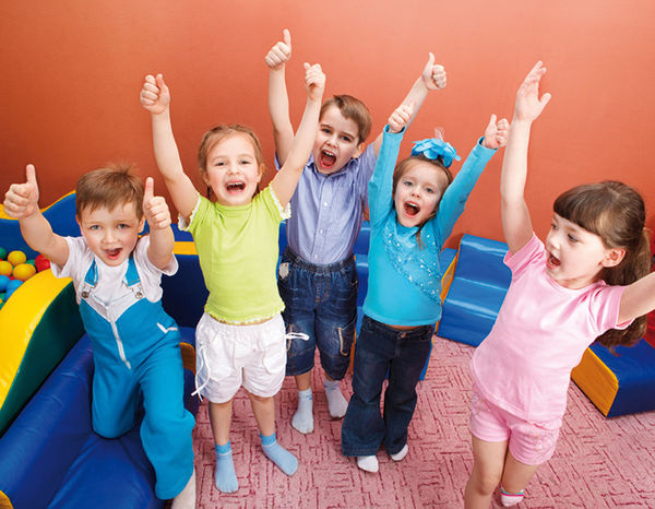 
Kinder im Kindergarten
