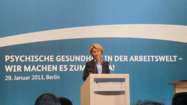 <p>
Bundesarbeitsministerin Ursula von der Leyen (CDU)
</p>
