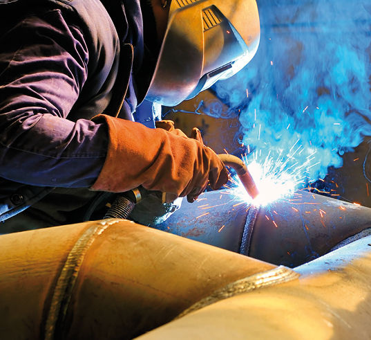 
Bestimmte Schweißverfahren sind aufgrund der Inhalation Chrom-Nickel-haltiger Rauche mit einem erhöhten Lungenkrebsrisiko verbunden
