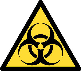 
Warnzeichen Biogefährdung
