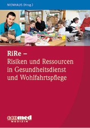 <p>
Albert Nienhaus (Hrsg.)
</p>

<p>
RiRe – Risiken und Ressourcen in Gesundheitsdienst und Wohlfahrtspflege
</p>

<p>
340 Seiten, ecomed MEDIZIN, Verlagsgruppe Hüthig Jehle Rehm, 2014.
</p>

<p>
ISBN 978-3-609-10024-1; € 49,99
</p>