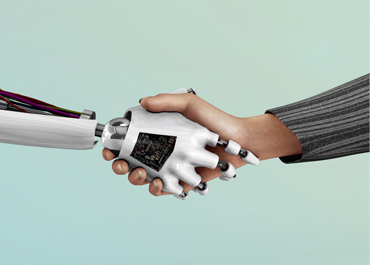 



In der Mensch-Roboter-Kollaboration werden dem Roboter Ausdauer, Kraft und Präzision zugeschrieben, während dem Menschen Flexibilität, Lern- und Entscheidungsfähigkeit zufallen
