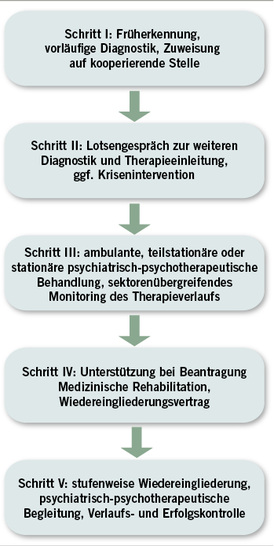 
 Abb. 1: 
 Strukturierter Ablauf des IGV-Versorgungsprozesses

