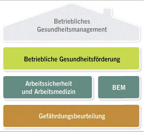 
 Abb. 1: 
 Schrittweiser Aufbau eines gesunden Unternehmens
