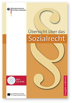 <p>
<b>Übersicht über das Sozialrecht – Ausgabe 2018/2019</b>
</p>

<p>
Hrsg.: Bundesministerium für Arbeit und Soziales (BMAS), BW Bildung und Wissen Verlag und Software GmbH
</p>

<p>
15. überarb. Auflage, 1392 Seiten + CD-ROM, ISBN: 978-3-8214-7254-6, € 48,– 
</p>