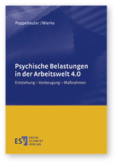 <p>
Stefan Poppelreuter und Katja Mierke
</p>

<p>
<b>Psychische Belastungen in der Arbeitswelt 4.0Entstehung – Vorbeugung – Maßnahmen</b>
</p>

<p>
257 Seiten, Erich Schmidt Verlag, Berlin, 2018.
</p>

<p>
ISBN: 978-3-503-18137-7
</p>

<p>
Preis: 39,90 €
</p>