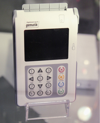 



Lesegerät für die elektronische Gesundheitskarte
