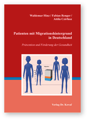 W. Hinz, F. Renger, A. Cirfusz 
 Patienten mit Migrationshintergrund in Deutschland  
 Schriftenreihe Gesundheitswissenschaften, Bd. 33 
 Verlag Dr. Kovac, Hamburg, 2021. 
 ISBN: 978-3-339-12686-3 
 Preis: 76,90 €