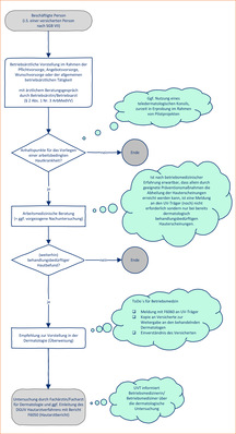  Abb. 1:   Arbeitsbedingte Hautkrankheiten der BK-Nr. 5101 (Meldungen an den UV-Träger in der ­betriebsärztlichen Praxis)