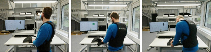 Abb. 1: ErgoJack zur Überwachung der Ergonomie an Montagearbeitsplatz