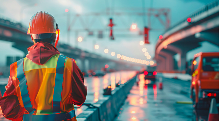 Witterungseinflüsse und das akute Wetter wirken sich auf den Arbeitsschutz an Arbeits­plätzen im Freien aus