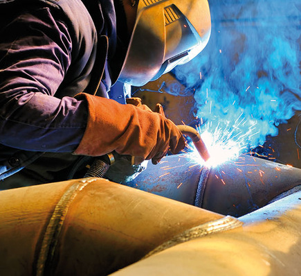 
Bestimmte Schweißverfahren sind aufgrund der Inhalation Chrom-Nickel-haltiger Rauche mit einem erhöhten Lungenkrebsrisiko verbunden
