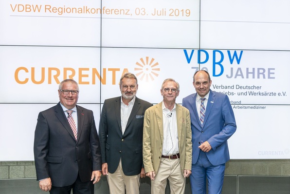 v.l.n.r.: Dr. Bischof, Dr. Gerecke,
Dr. Panter, Dr. Wegener
